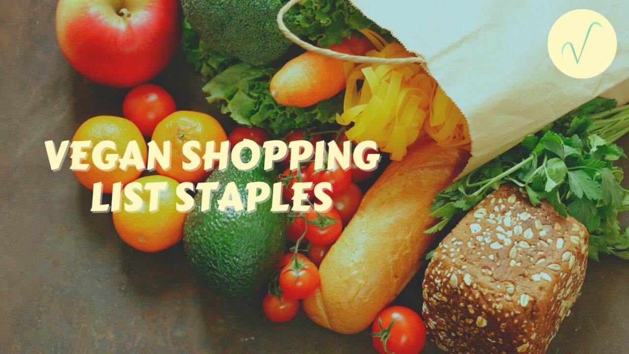 vegan shopping list staples article cover